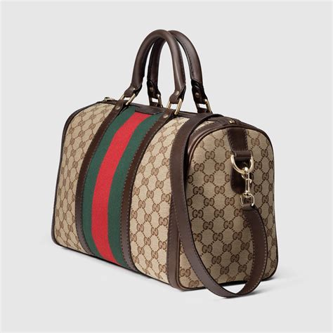 gucci gg vintage web boston bag|vintage gucci handbags 1960 tote.